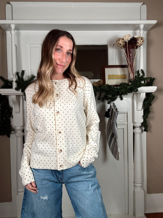 Polka Dot Cardigan