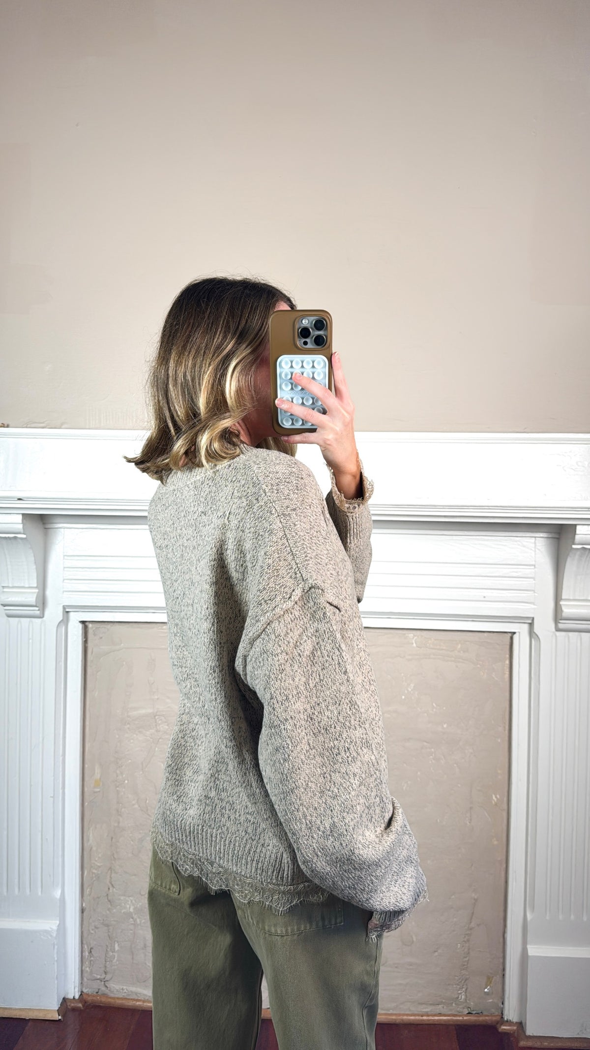 Lace Trim Cardigan
