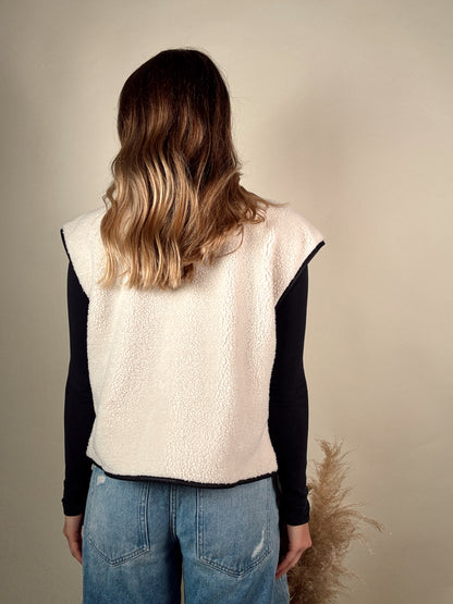 Reversible Teddy Sherpa Vest