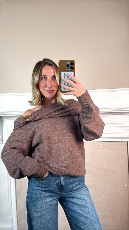 Off The Shoulder Sweater