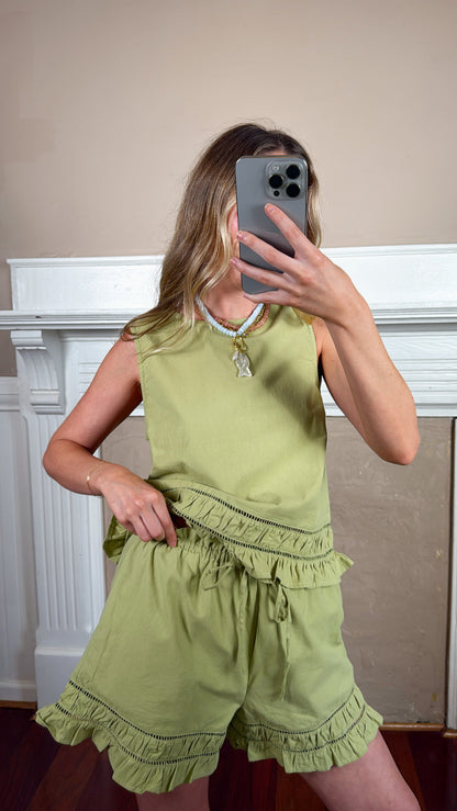Matcha Top and Shorts Set