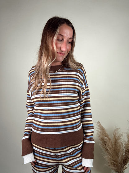 Cocoa Collar Sweater Set - MID NOVEMBER