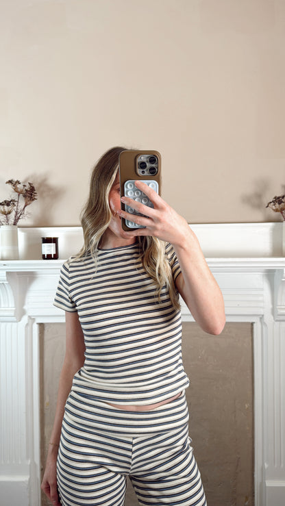 Lottie Stripe Knit Pants Set