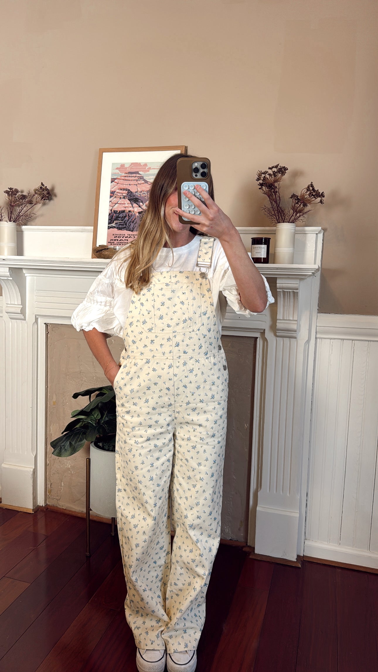 Ditsy Floral Overalls