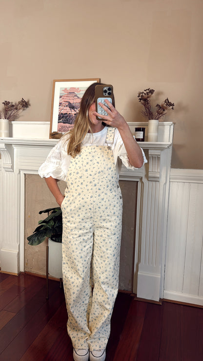 Ditsy Floral Overalls