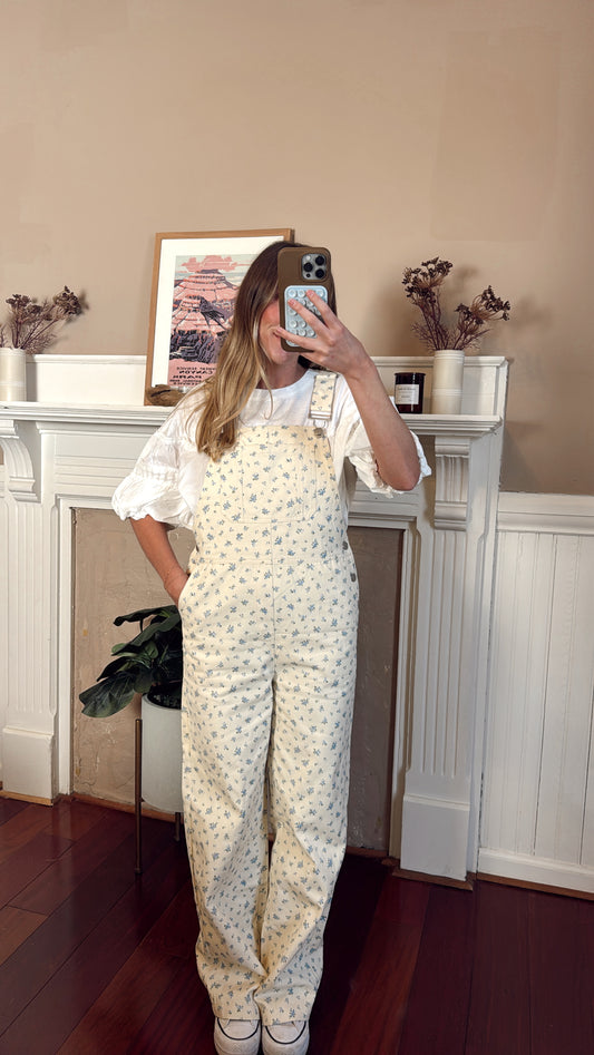 Ditsy Floral Overalls