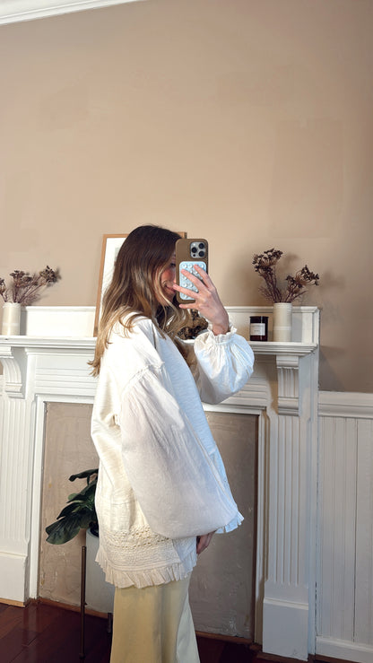 Rustic Ruffle Blouse