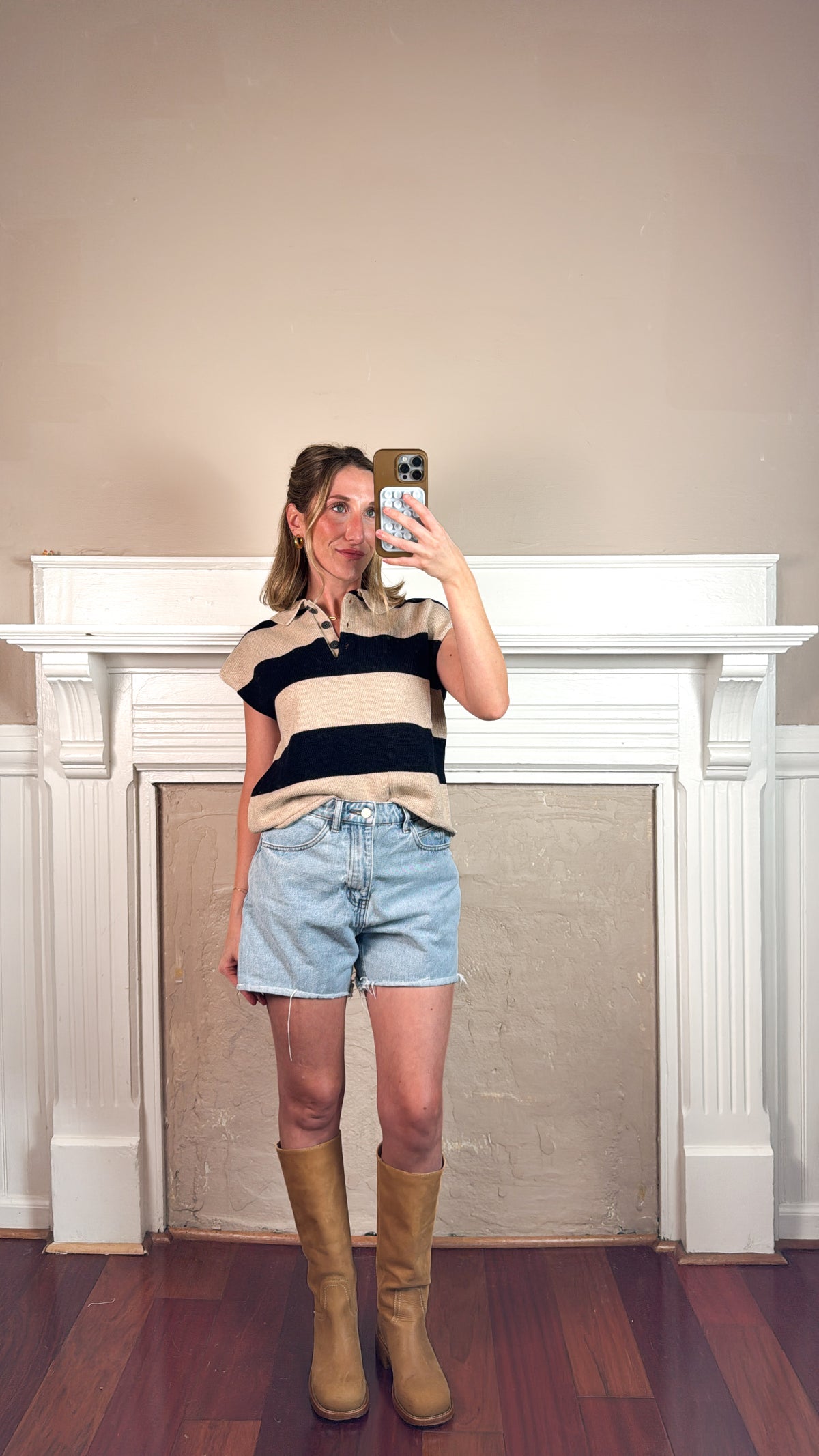 Harris Cotton Stripe Sweater Vest