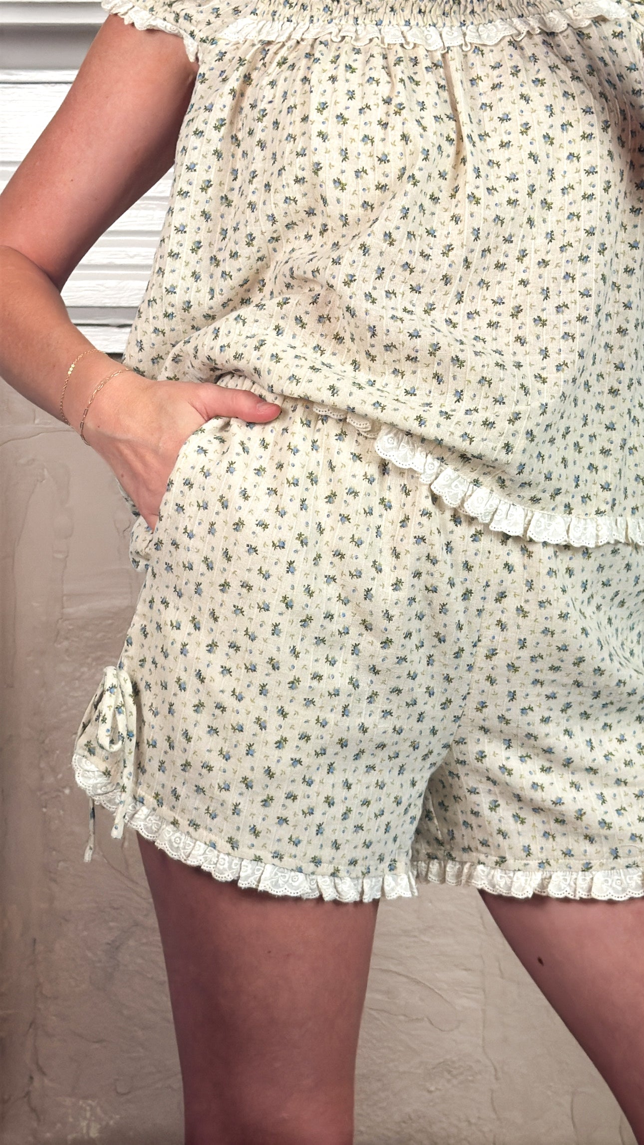 Meadow Bloom Top and Shorts Set