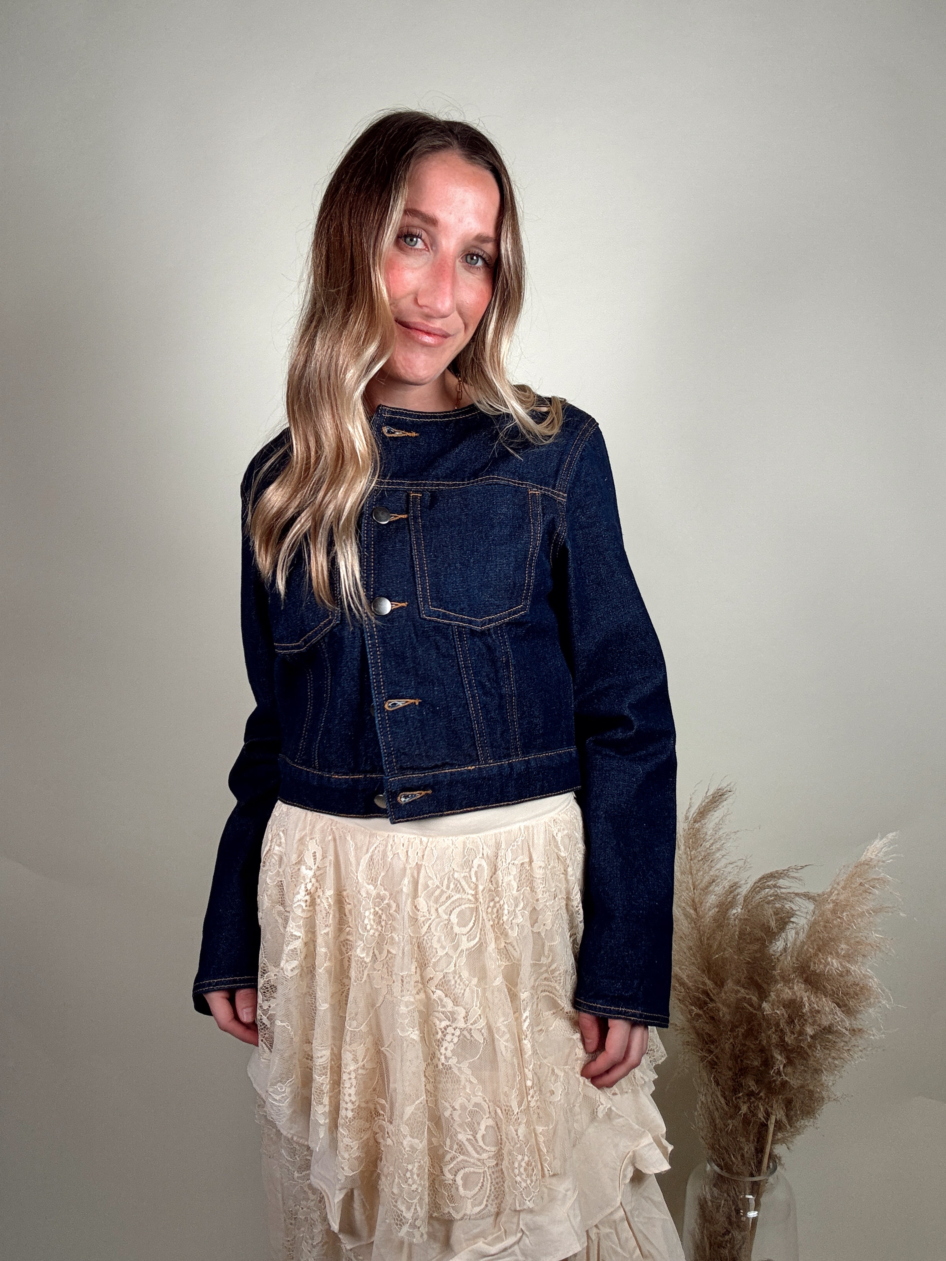 Dark Wash Denim Jacket – Urban Nomad Boutique