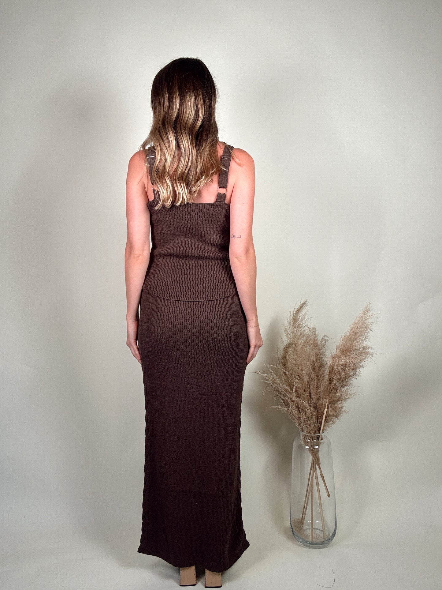 Shawna Knit Skirt and Tank Set