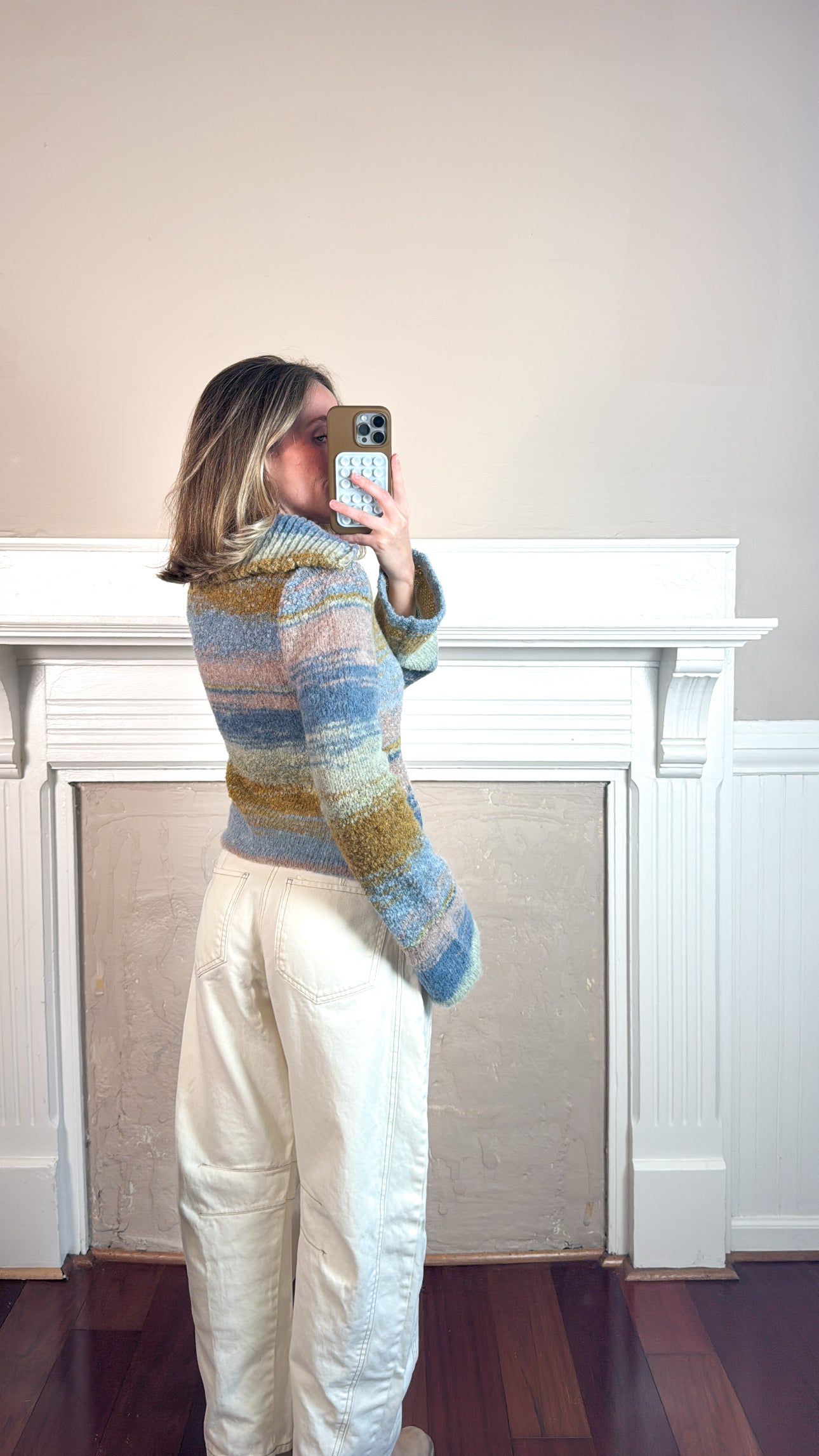 Ombre Zip Up Cardigan - PREORDER