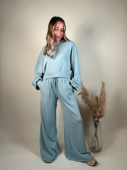 Cloud 9 Pants and Sweatshirt Set - Winter Sky
