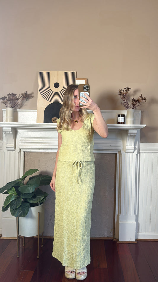 Yvette Top and Skirt Set