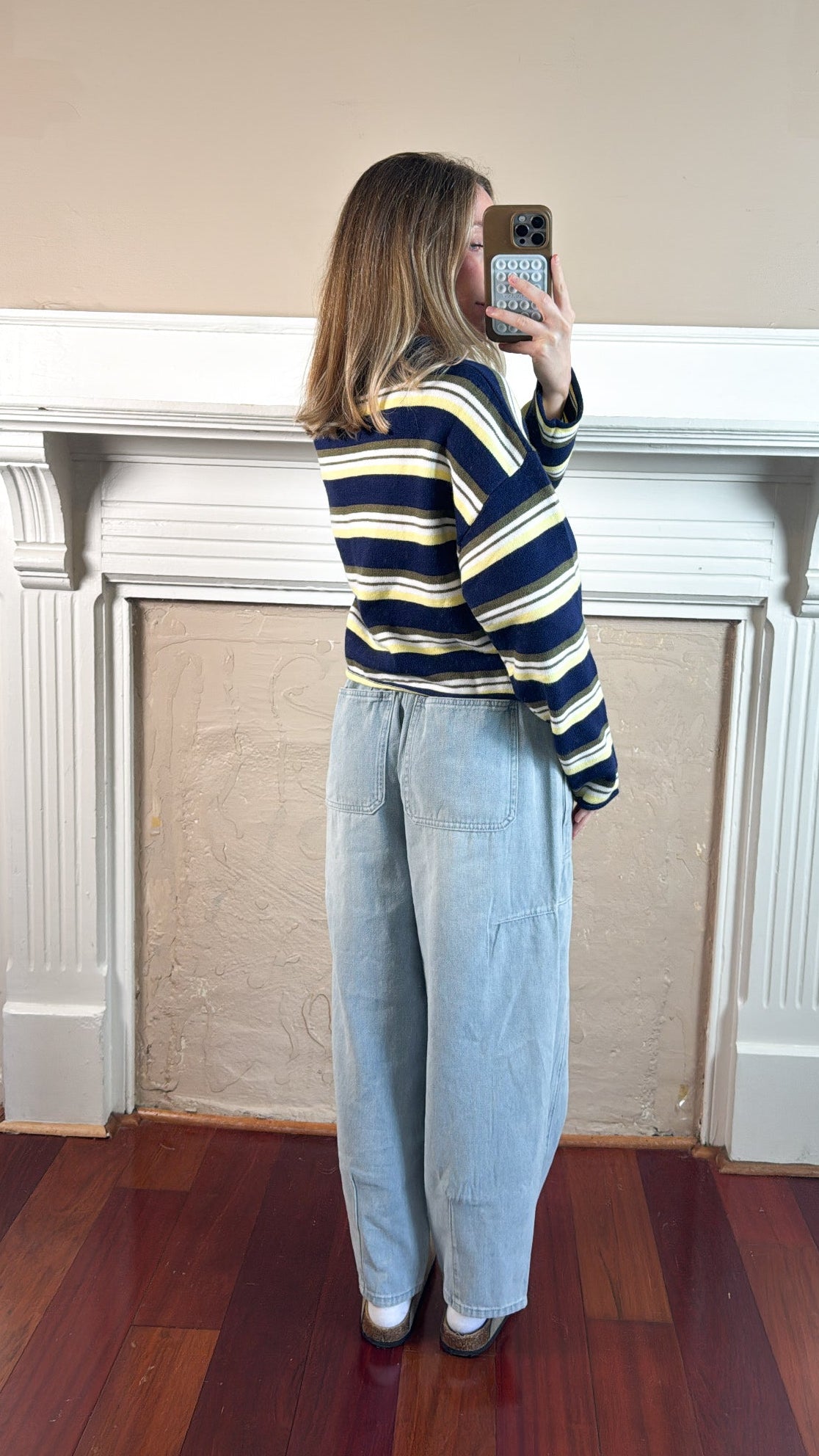 Soft Denim Barrel Jeans