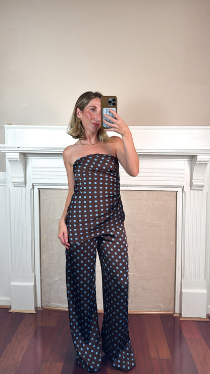 Coco Polka Dot Strapless Top and Pants Set