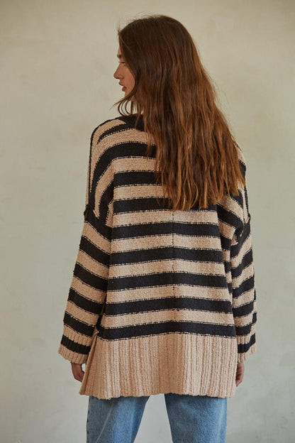 Candy Cloudy Striped Cardigan