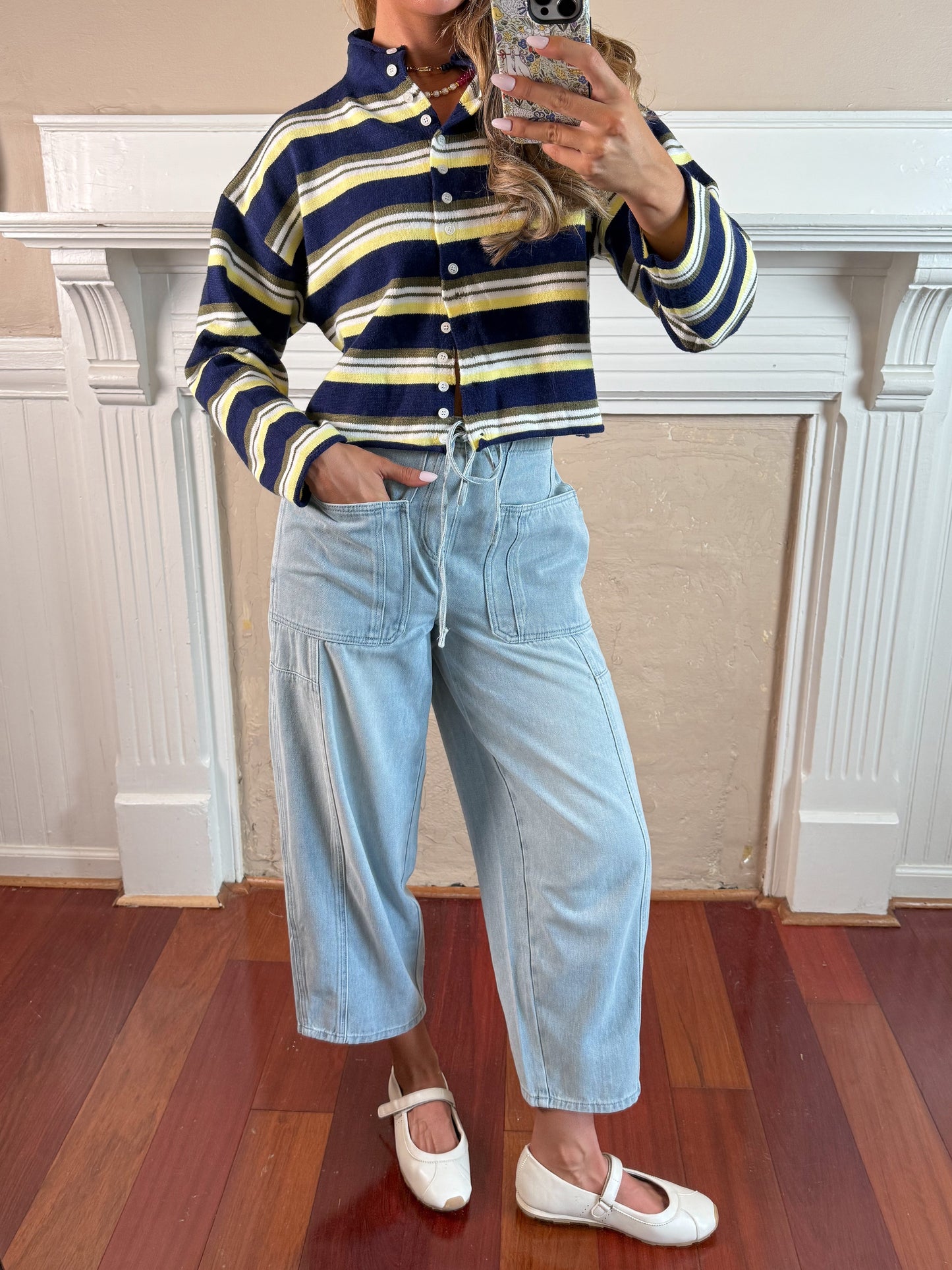 Soft Denim Barrel Jeans