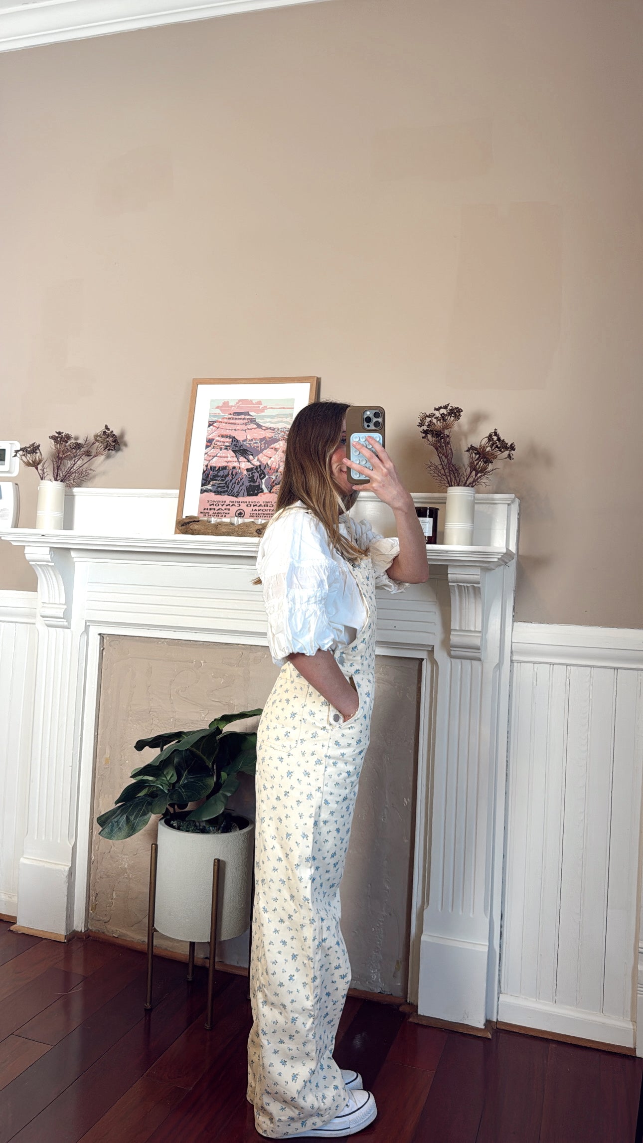 Ditsy Floral Overalls