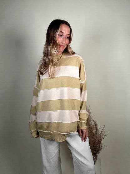Clermont Striped Pullover