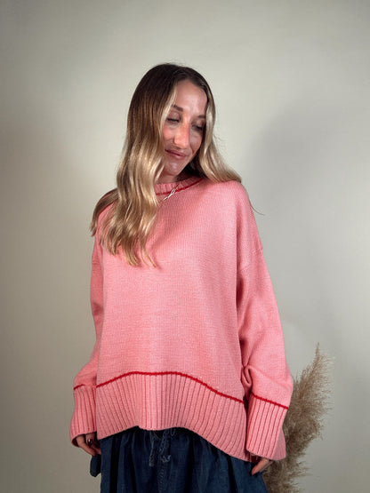 Pretty In Pink Sweater