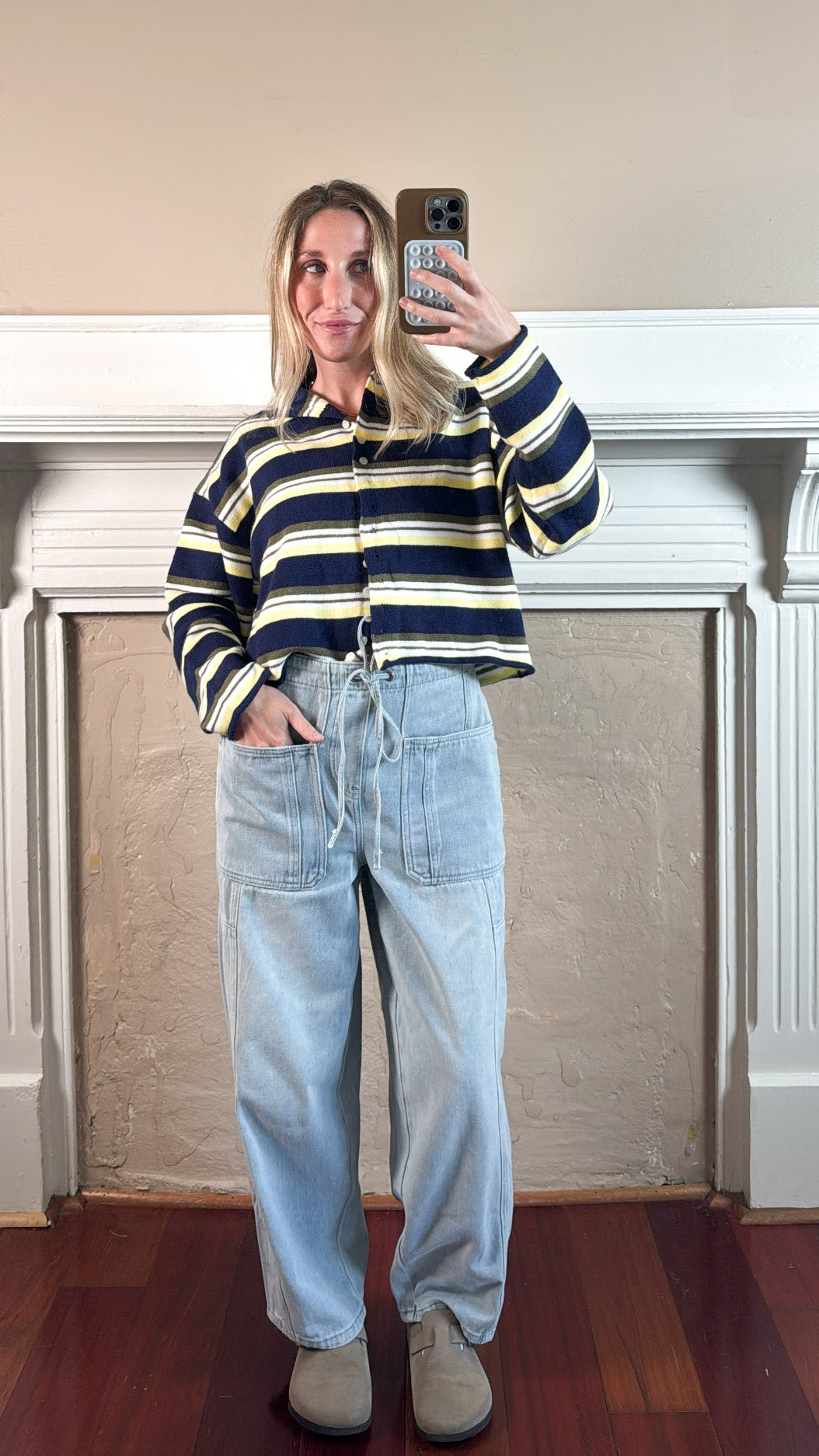 Soft Denim Barrel Jeans