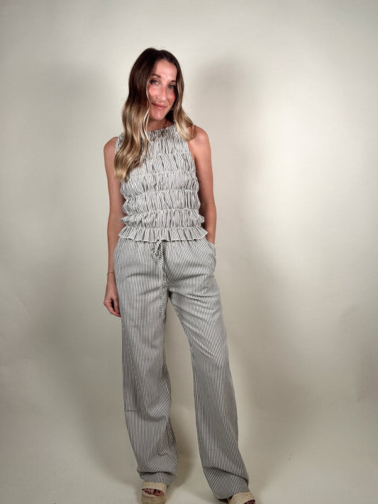 Posey Smocked Top and Pants Set