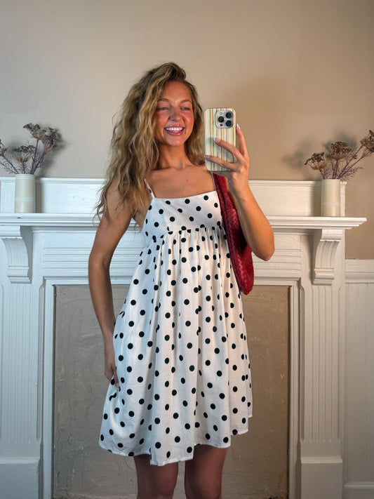 Hannah Polka Dot Mini Dress