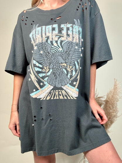 Free Spirit Vintage Eagle Graphic Tee