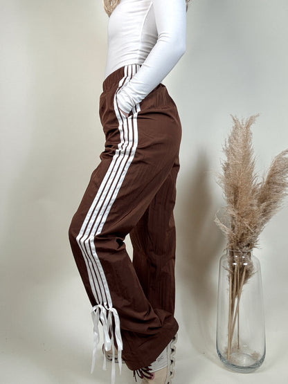 Straight Leg Striped Sweatpants