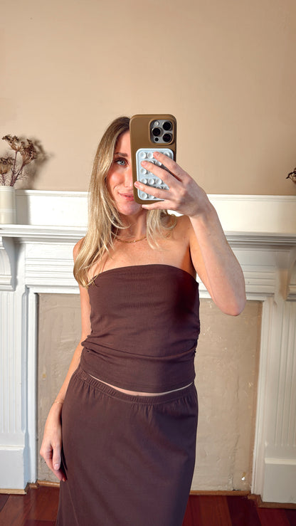 Pascale Tube Top and Skirt Set