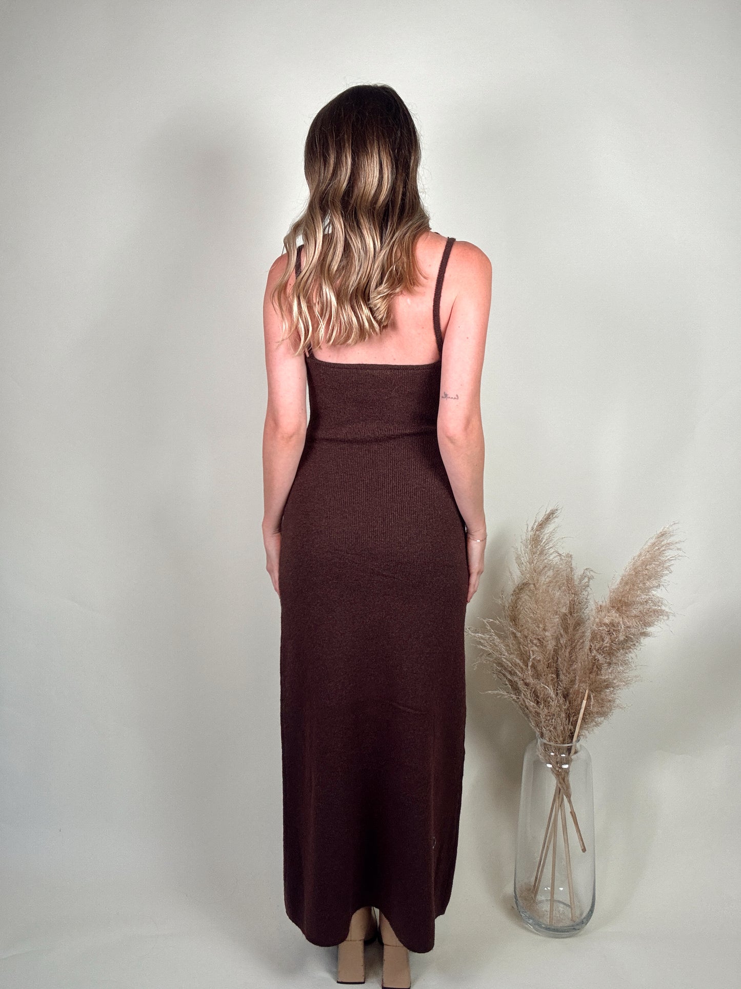 Nicole Turtle Neck Maxi Dress