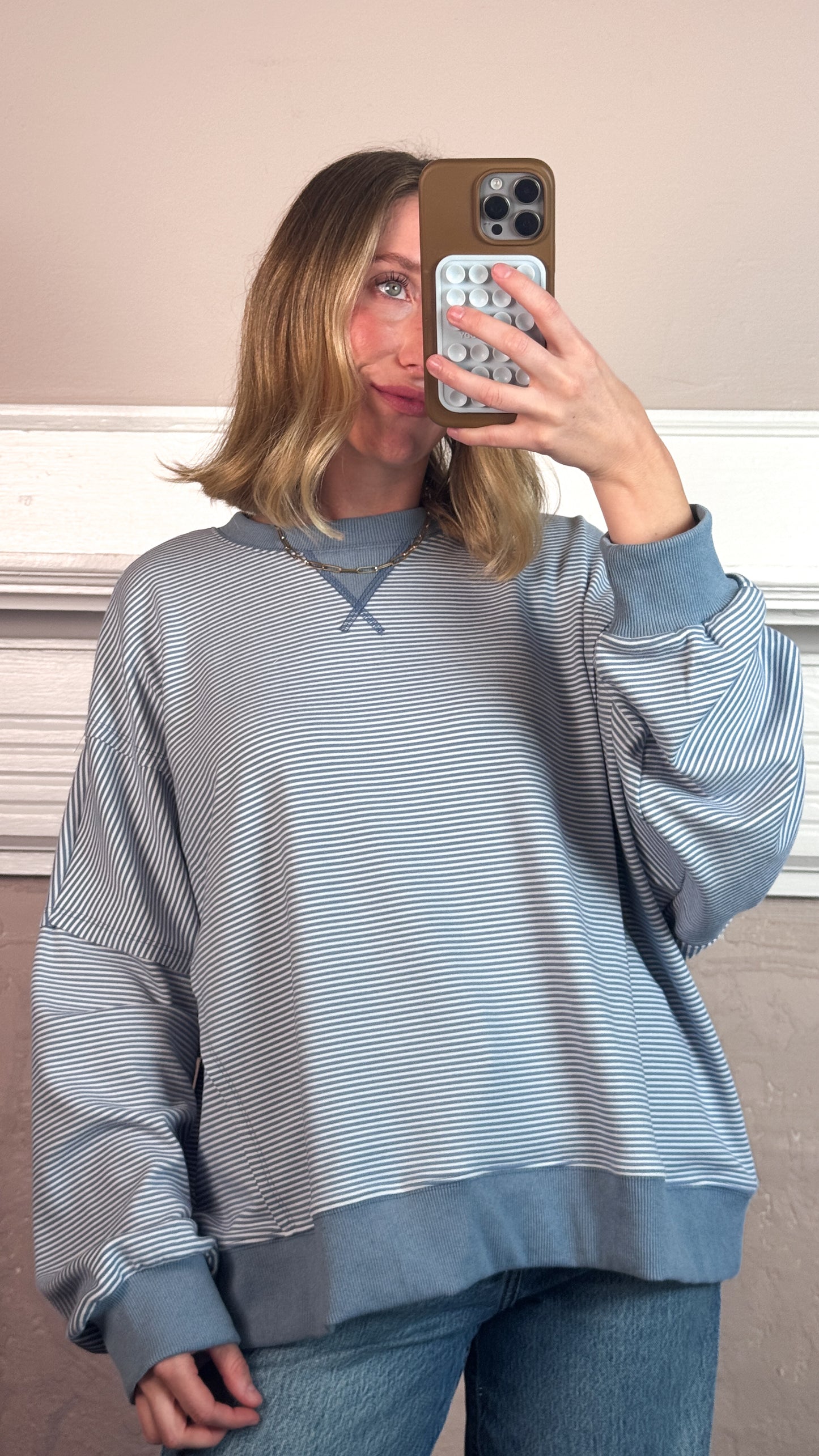 Stevie Striped Sweatshirt