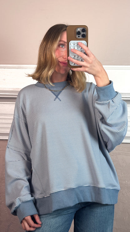 Stevie Striped Sweatshirt