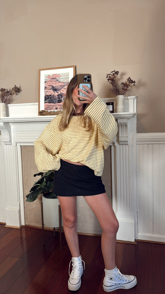 Linen Mini Skort