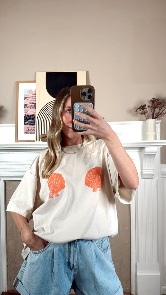 Sun-Kissed Shells Tee