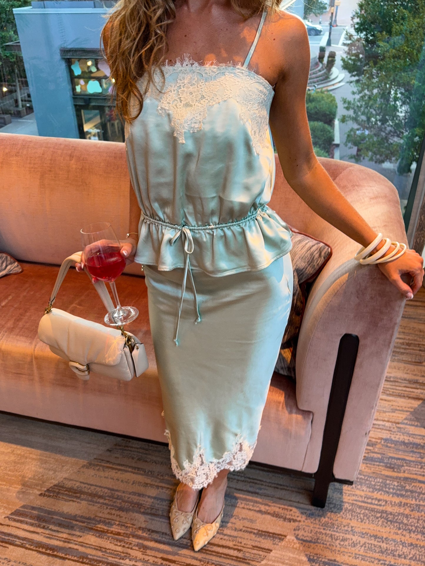 Cecilia Tank and Skirt Set