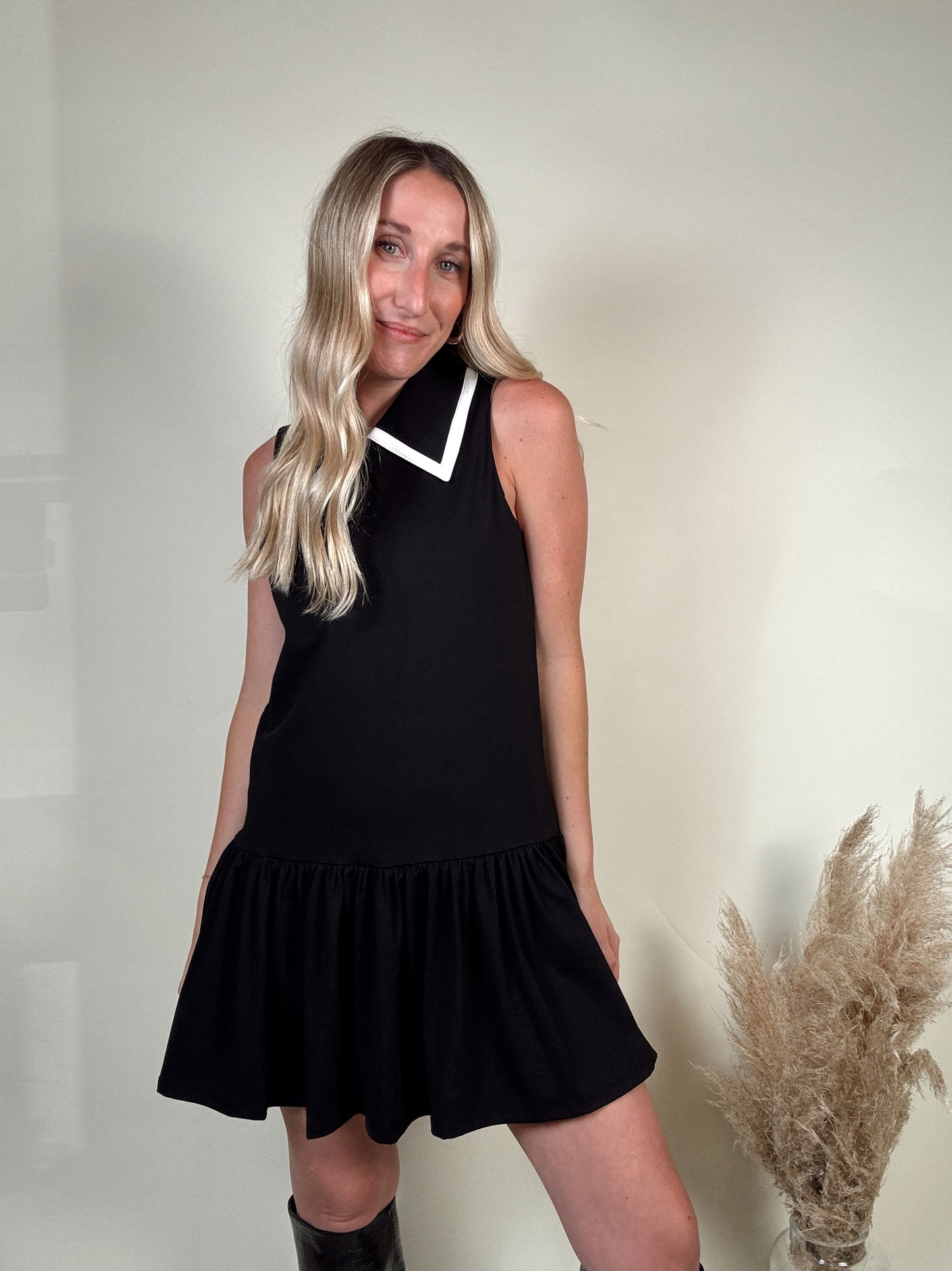 Ruffle Hem Dress