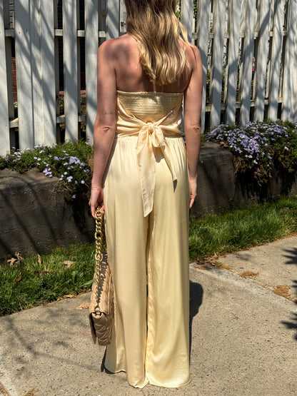 Vanessa Strapless Top and Pants Set