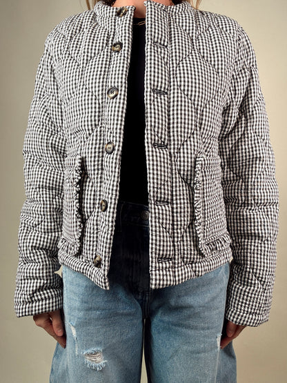 Plaid Ruffled Jacket