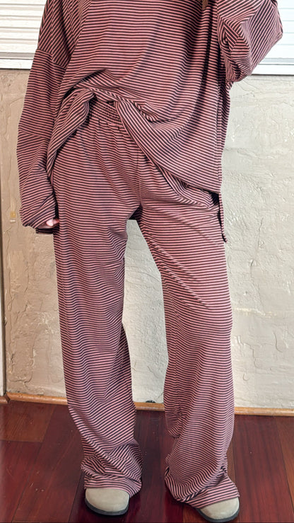 Strawberry Chocolate Striped Bottoms