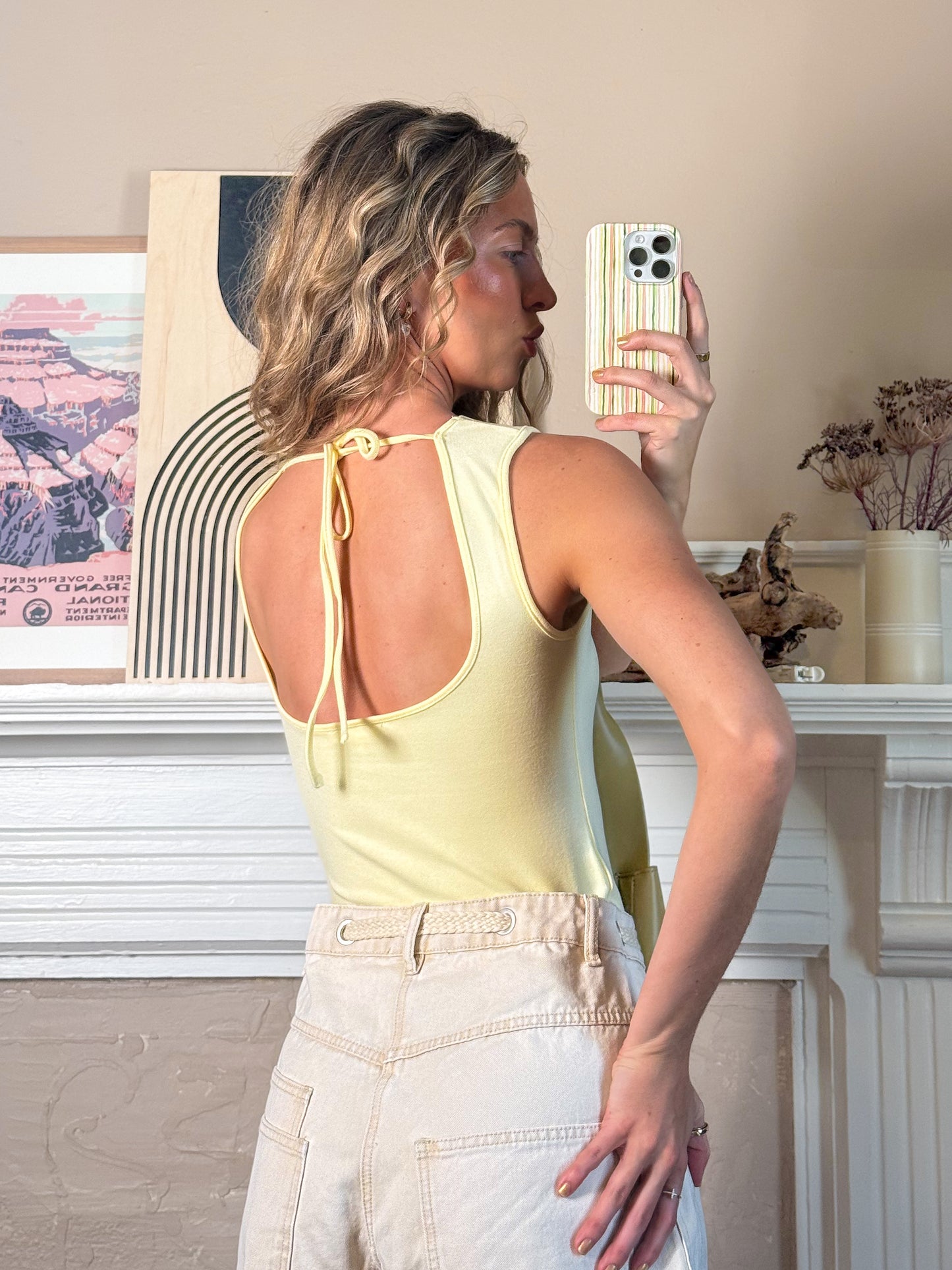 The Suzy Top | Cowl Neck Knit Tank Top