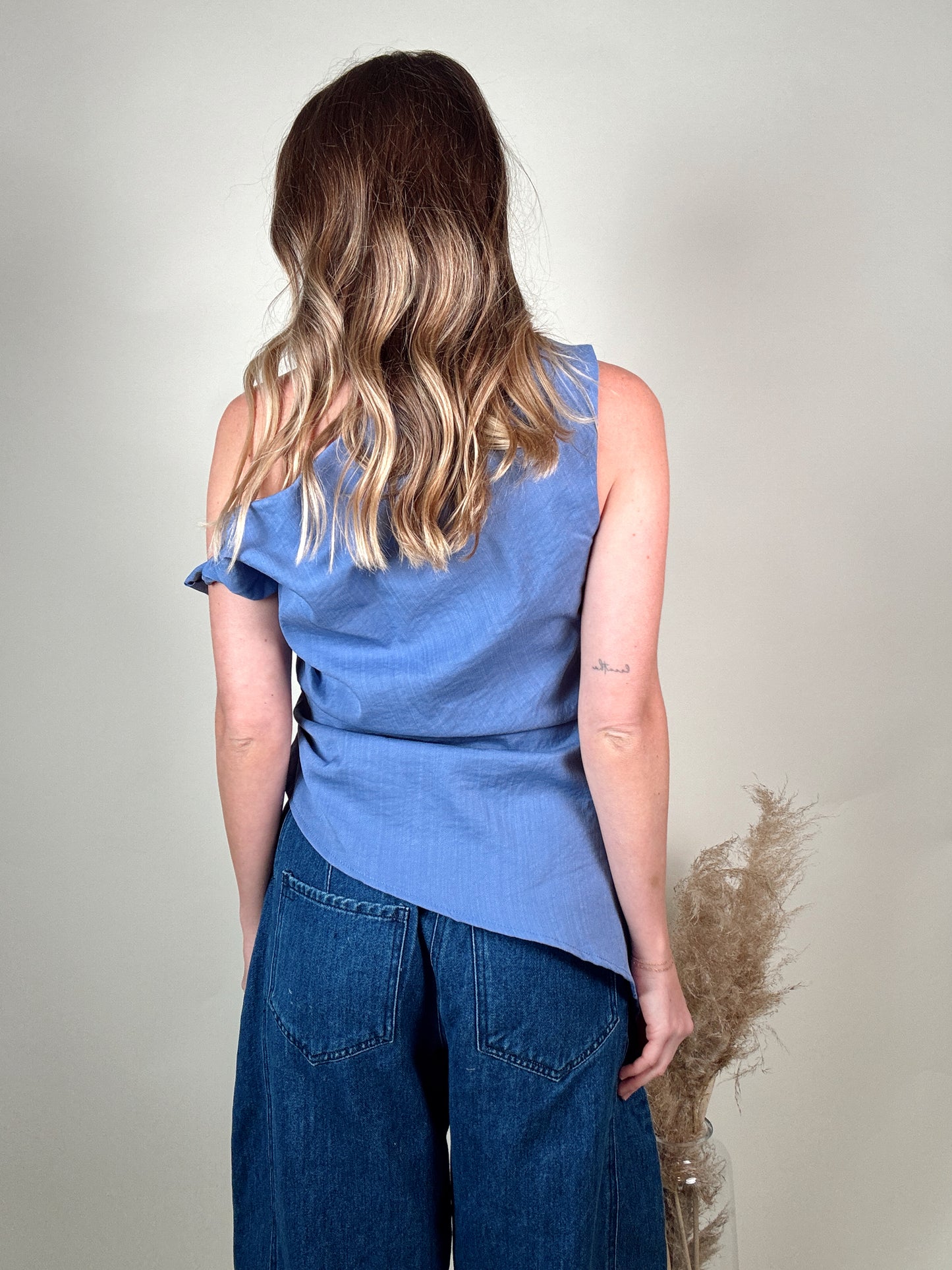 Periwinkle Off The Shoulder Top