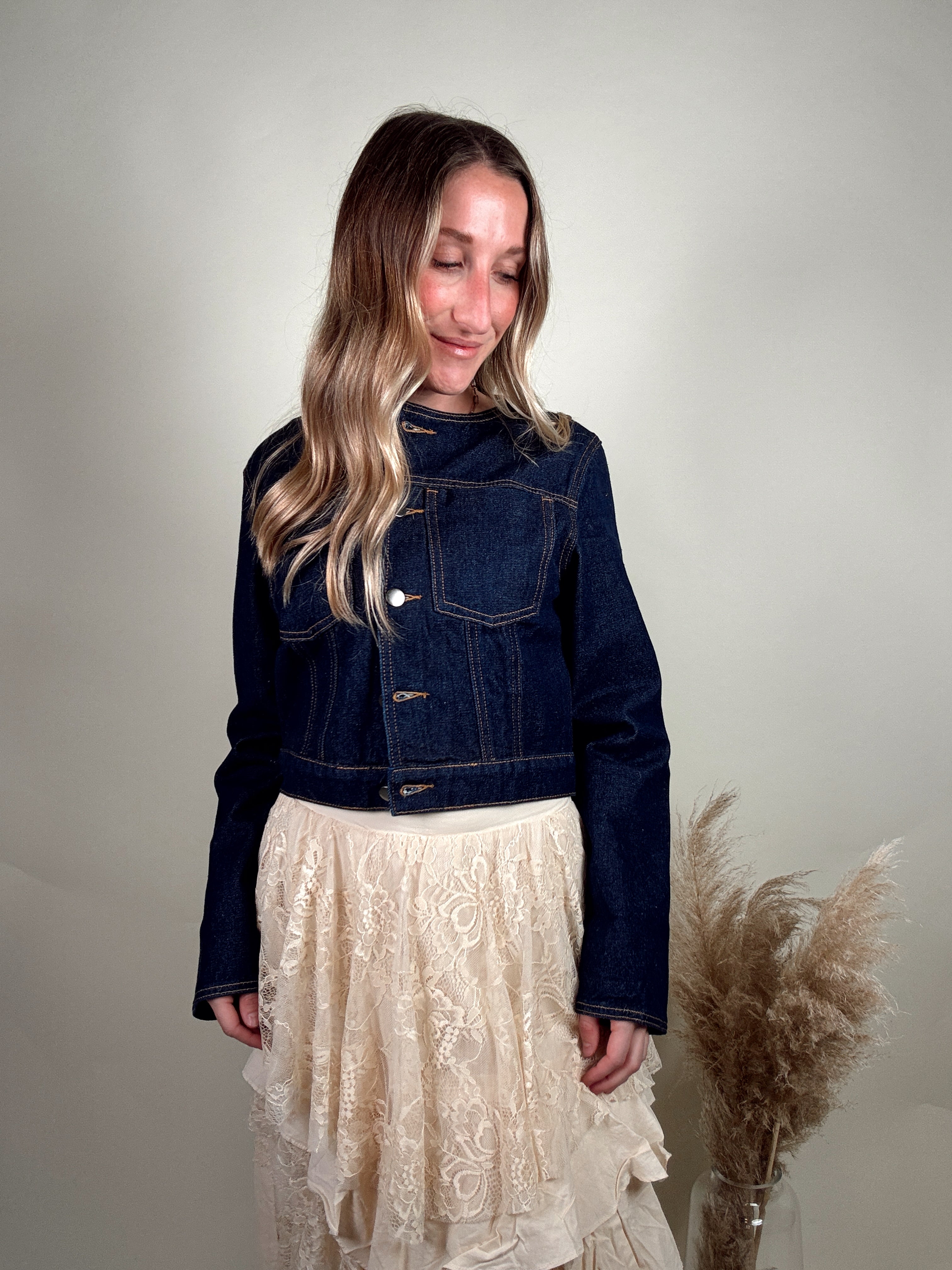 Dark Wash Denim Jacket – Urban Nomad Boutique