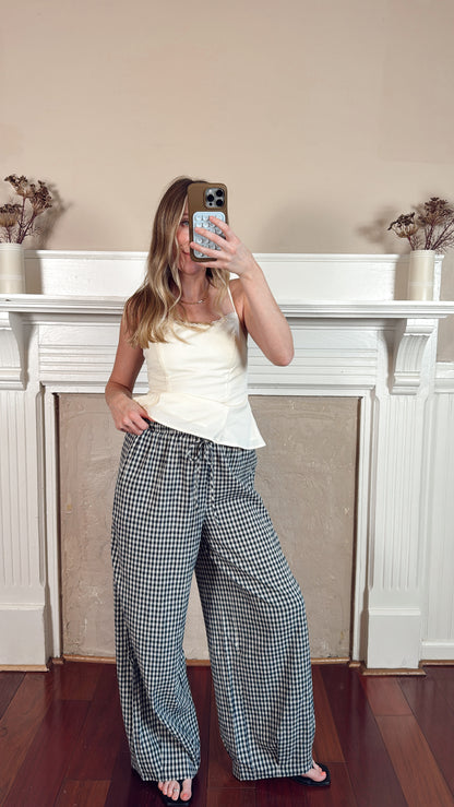 Gingham Pants