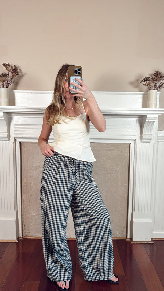 Gingham Pants