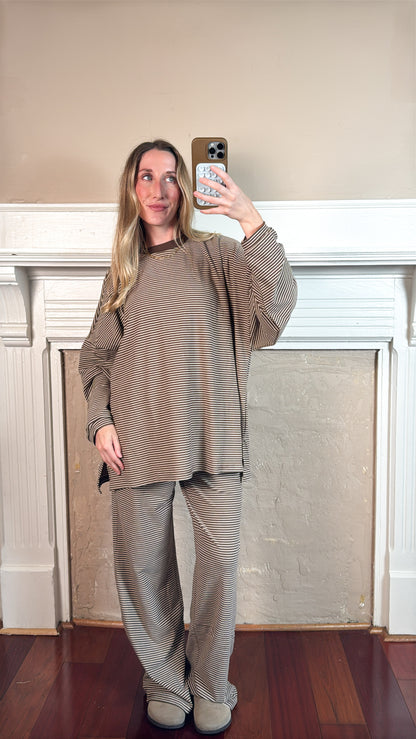Brownie Striped Top
