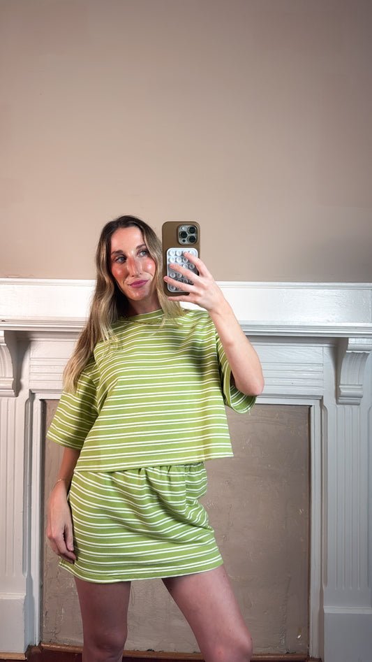 Limeade Top and Skort Set