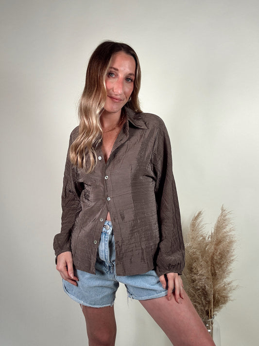 Christina Crinkled Blouse