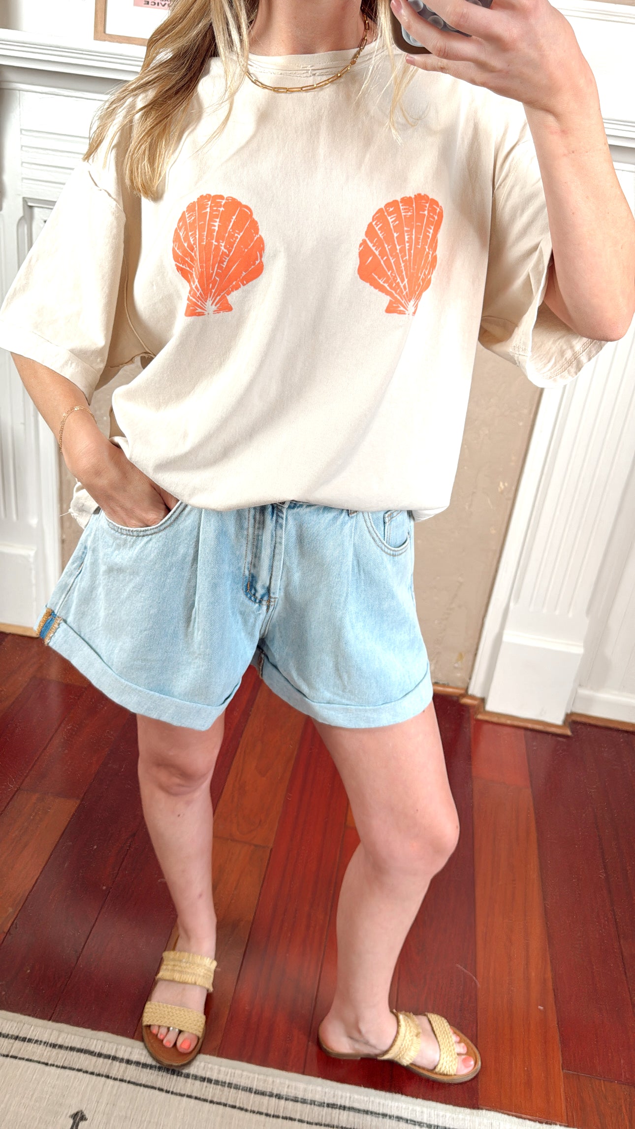 Sun-Kissed Shells Tee